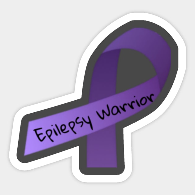 Epilepsy Warrior Sticker by Pastoress Smith